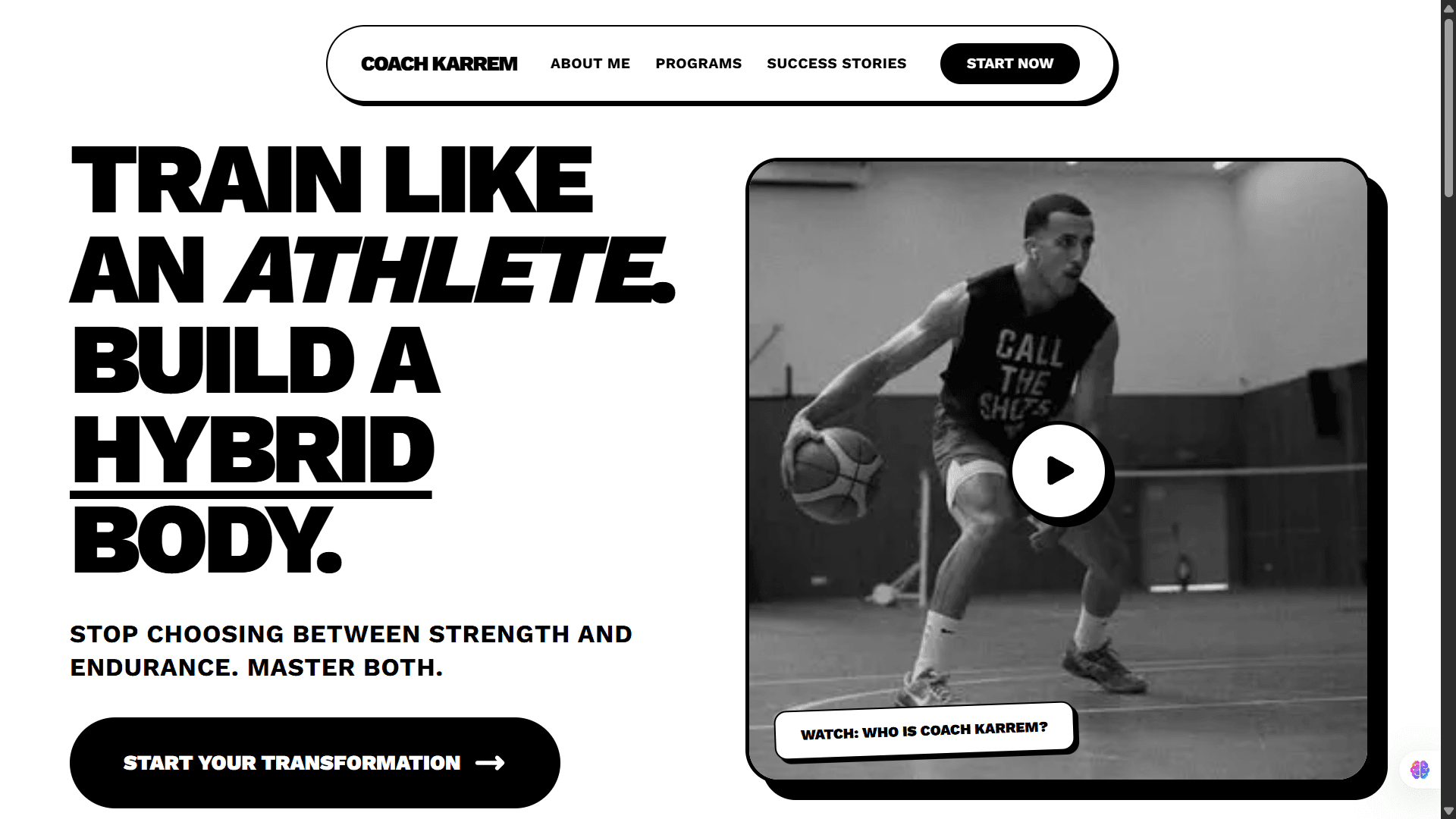 Coached by Kareem Website